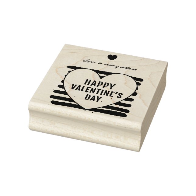 Valentinstag Gummistempel (Stempel)