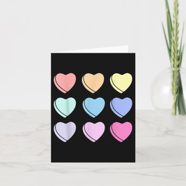 Valentinstag Heart Karte (Vorderseite)