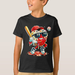 Valentinstag Herz Baseball Drip Eiscreme Jungen  T-Shirt