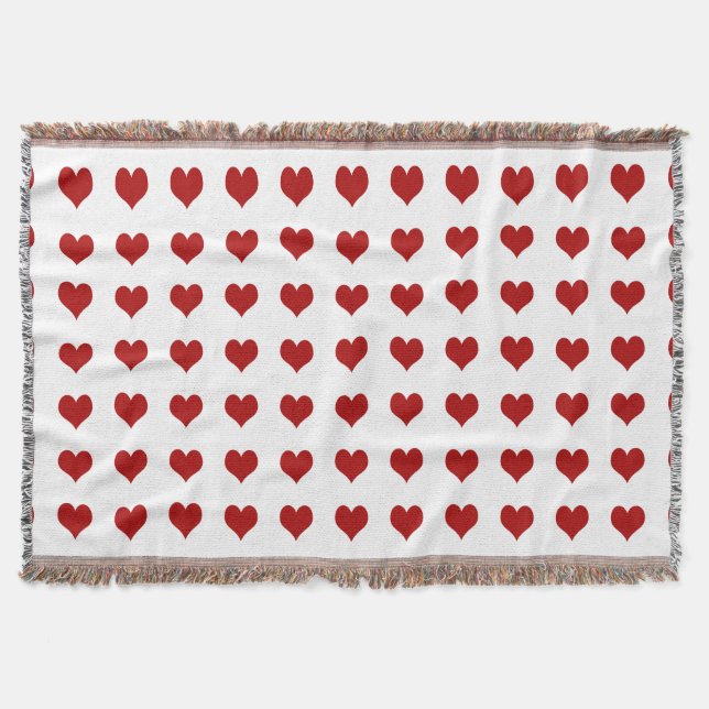 Valentinstag Herz Decke (Vorderseite)