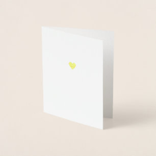 Valentinstag Herz Echtgold Folienkarte