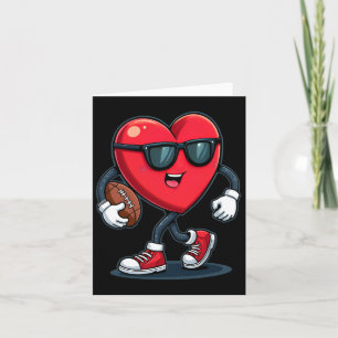 Valentinstag Herz Football Jungen Mädchen Kinder S Karte