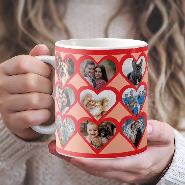 Valentinstag Herz Foto Kaffeetasse (Von Creator hochgeladen)