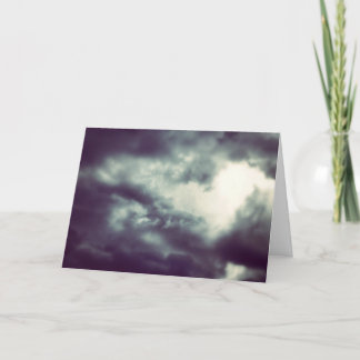 Valentinstag Herz in Wolken Grußkarte Feiertagskarte