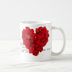 Valentinstag Herz Kaffeetasse