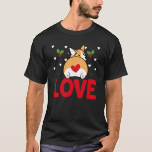Valentinstag Herz Liebe Corgis Animal Women 1 T-Shirt