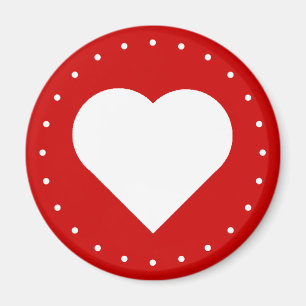 Valentinstag Herz Magnet