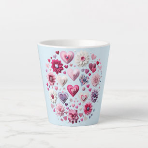 Valentinstag-Herz Milchtasse