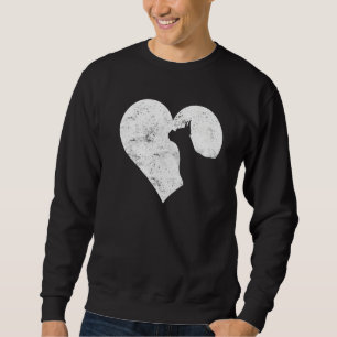 Valentinstag Herz Niedlich Boxer Dog Lover Dog Mam Sweatshirt