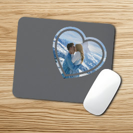 Valentinstag Herz Personalisiertes Foto Mousepad