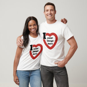 Valentinstag Herz-Shirt T-Shirt
