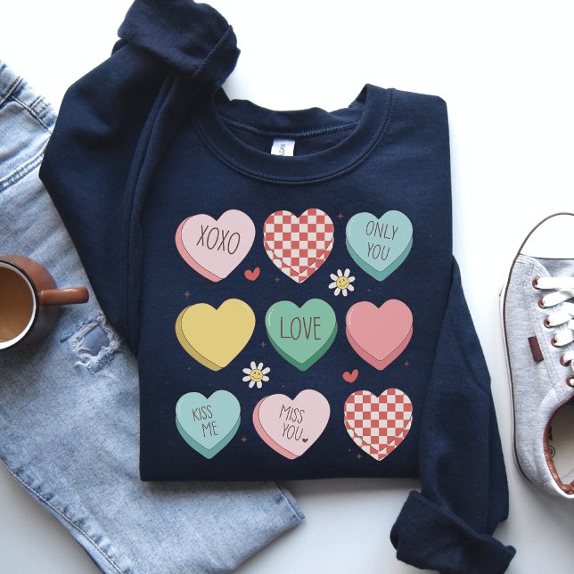 Valentinstag Herz Shirt, Valentingeschenk Sweatshirt (Von Creator hochgeladen)