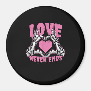 Valentinstag Herz Skeleton Hände Herz Magnet