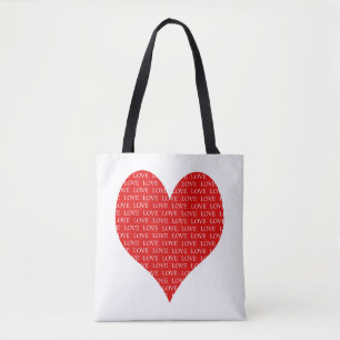 Valentinstag Herz Tasche