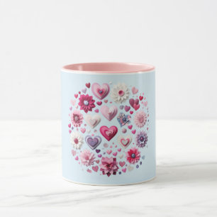 Valentinstag-Herz Tasse