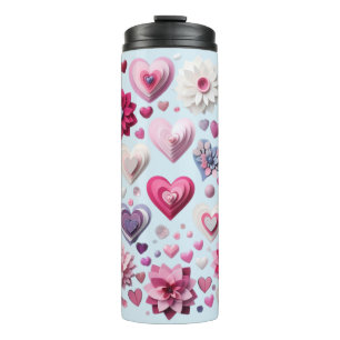 Valentinstag-Herz Thermosbecher
