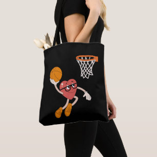 Valentinstag Herz Tunking Süße Basketball Tasche