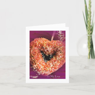 Valentinstag Herz: Zu meiner Liebe #4 Feiertagskarte