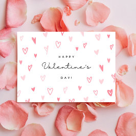 Valentinstag Herzchen Postkarte