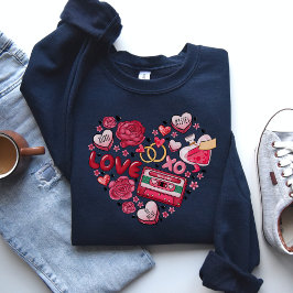 Valentinstag Herzchen Shirt, Valentingeschenk Sweatshirt