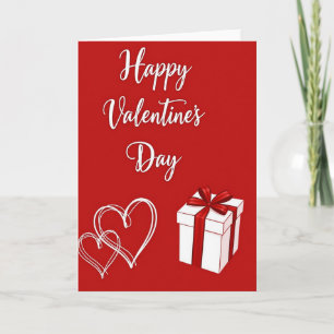 Valentinstag-Herzen-Geschenk-Liebeskarte Karte