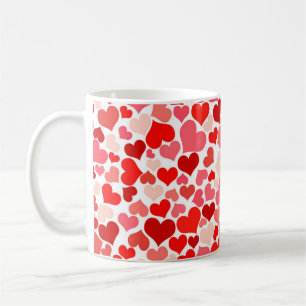 Valentinstag - Herzen Kaffeetasse