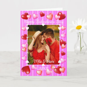 Valentinstag-Herzen Karte