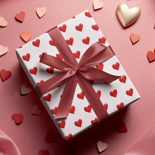 Valentinstag-Herzen-Muster-Geschenkpapier Geschenkpapier (Von Creator hochgeladen)