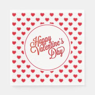 Valentinstag-Herzen-Papier-Servietten Serviette