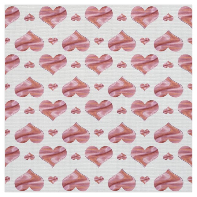 Valentinstag. Herzen Stoff (Muster)