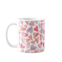 Valentinstag-Herzen-Tasse