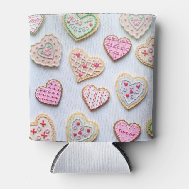 Valentinstag Herzkekse Dosenkühler (Vorderseite)