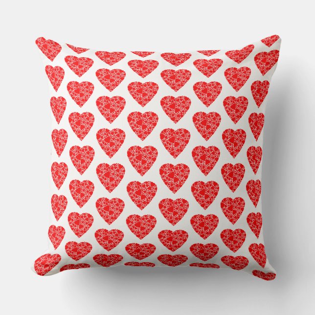 Valentinstag Herzmuster Kissen Kissen (Vorderseite)