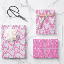 Valentinstag Hochzeit Rosa Glitzer Herz
