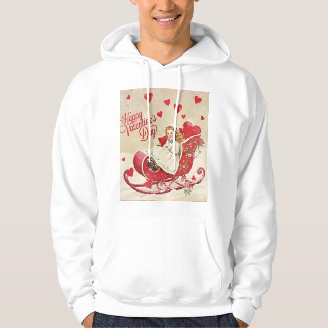 Valentinstag Hoodie (Vorderseite)