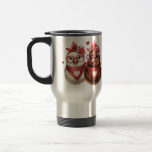 Valentinstag Hühnerfarm Tasse