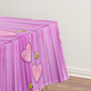 Valentinstag-Hummel Tischdecke