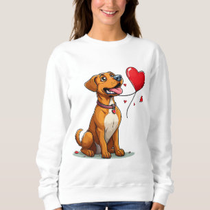🐶 Valentinstag-Hunde-Sweatshirt als Geschenkidee  Sweatshirt