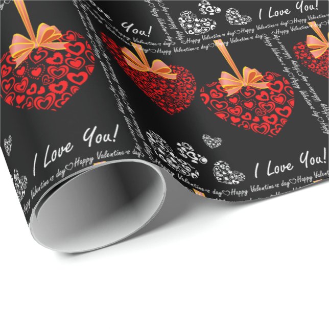 Valentinstag I Liebe Sie wackeln Papier Geschenkpapier (Rolleneckpunkt)