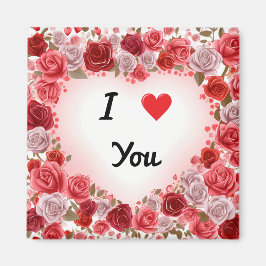 Valentinstag I Liebe You Magnet