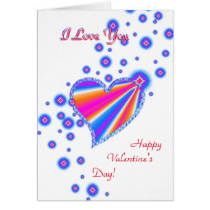 Valentinstag, ich Liebe dich, Regenbogenherz