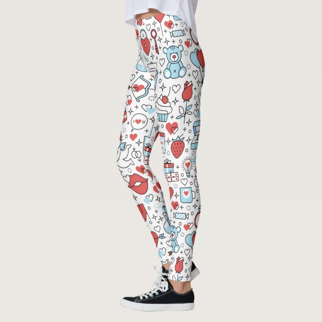 Valentinstag Ikonen Leggings (Links)