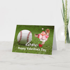 Valentinstag im Baseball Karte