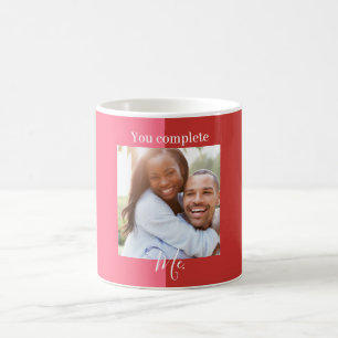 Valentinstag-Individualisierte Fototasse, Paartass Kaffeetasse