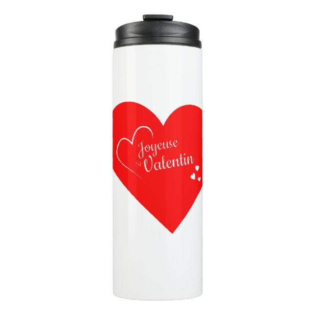 Valentinstag-Isotherme Thermosbecher (Vorderseite)