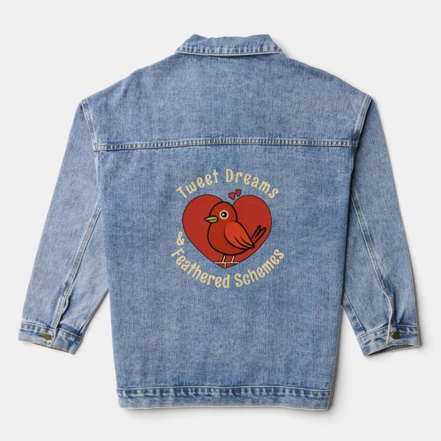 Valentinstag Jeansjacke (Rückseite)
