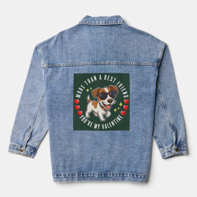 Valentinstag Jeansjacke (Rückseite)