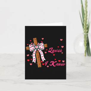 Valentinstag Jesus liebt mich religiös christlich  Karte