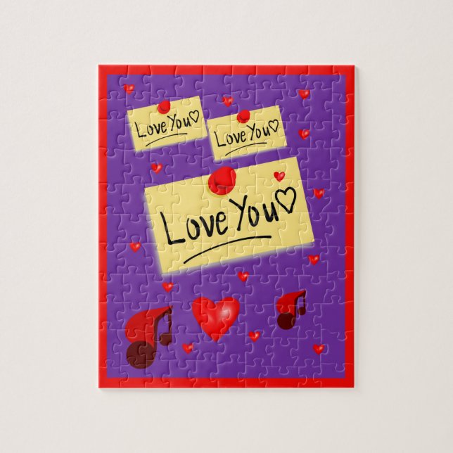 Valentinstag Jigsaw Puzzle (Vertikal)