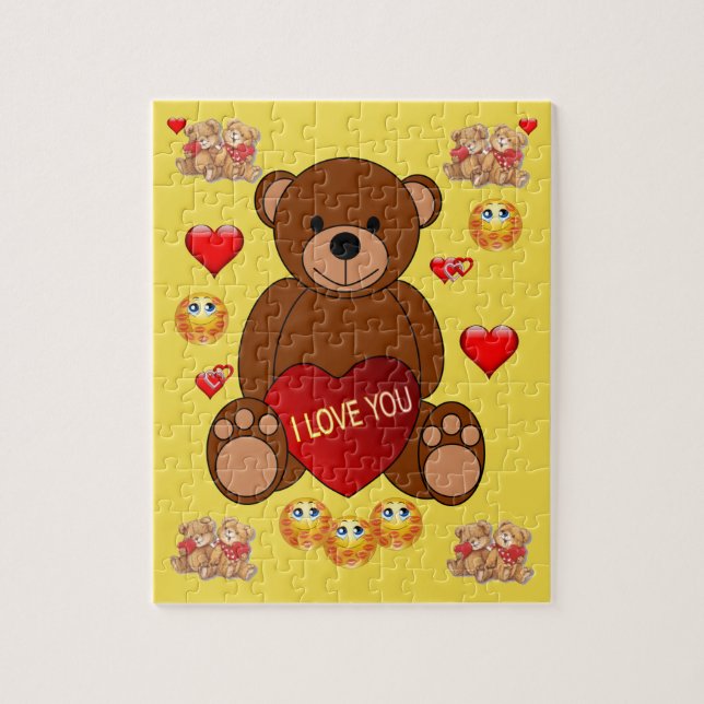 Valentinstag Jigsaw Puzzle (Vertikal)